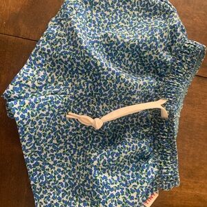Kids Blue Patterned Shorts